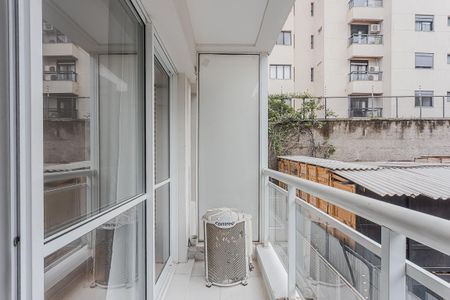 Varanda da Sala de apartamento para alugar com 2 quartos, 71m² em Vila Madalena, São Paulo