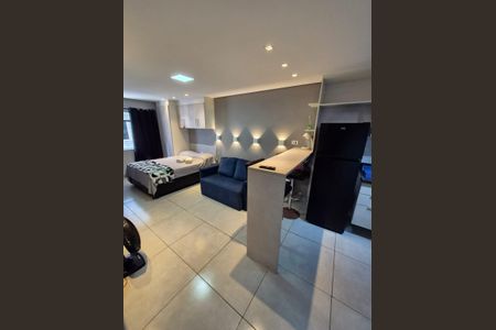 Sala/Quarto de apartamento para alugar com 1 quarto, 30m² em Aviação, Praia Grande
