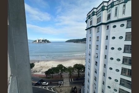 Vista da Sala de apartamento para alugar com 1 quarto, 78m² em Centro, São Vicente