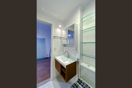 Studio para alugar com 26m², 1 quarto e sem vaga Studio para alugar com 26m², 1 quarto e sem vagaBanheiro