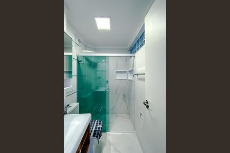 Banheiro de kitnet/studio para alugar com 1 quarto, 26m² em Vila Prudente, São Paulo