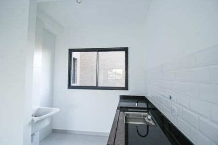 Studio à venda com 44m², 2 quartos e 1 vagaCozinha e Área de Serviço
