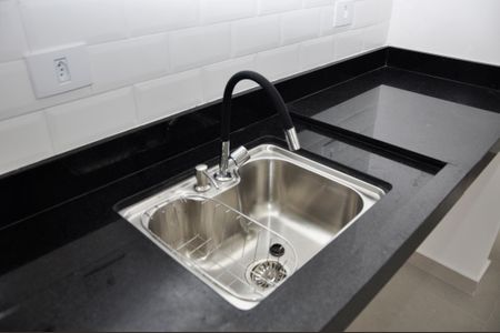 Apartamento à venda com 42m², 2 quartos e 1 vagaDetalhe - Cozinha Americana