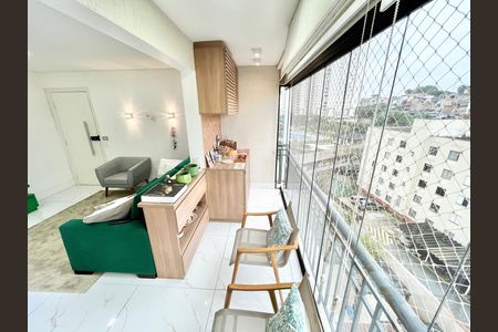 Varanda da Sala de apartamento para alugar com 3 quartos, 94m² em Lauzane Paulista, São Paulo