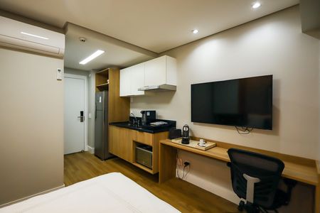 Studio para alugar com 25m², 1 quarto e sem vagaQuarto