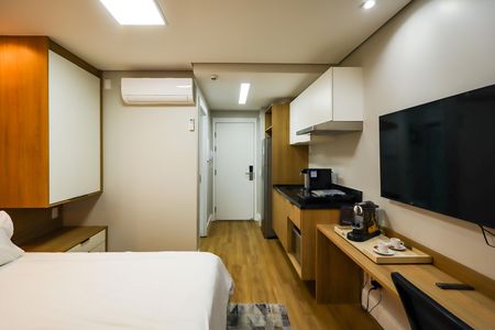 Studio para alugar com 25m², 1 quarto e sem vagaQuarto
