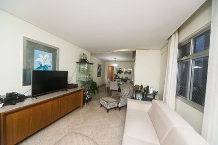 sala de apartamento à venda com 3 quartos, 129m² em Funcionários, Belo Horizonte