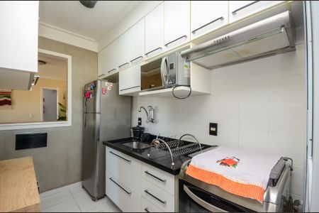 Cozinha de apartamento à venda com 2 quartos, 52m² em Parque Maria Domitila, São Paulo