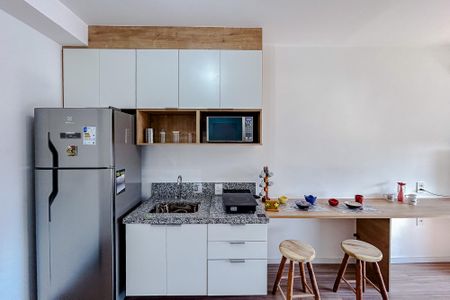Studio à venda com 25m², 1 quarto e sem vagaCozinha