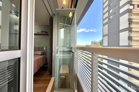 Varanda de kitnet/studio para alugar com 1 quarto, 26m² em Vila Clementino, São Paulo