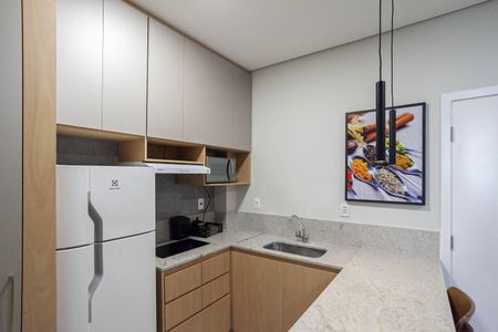 Cozinha de apartamento para alugar com 1 quarto, 38m² em Paquetá, Belo Horizonte