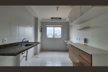 Cozinha de apartamento à venda com 2 quartos, 51m² em Vila Alto de Santo Andre, Santo André