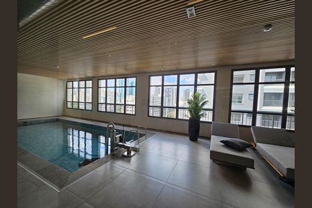 Studio para alugar com 27m², 1 quarto e sem vagaPiscina