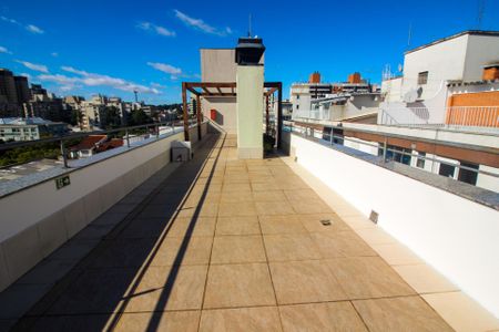 Área comum-Terraço de apartamento para alugar com 1 quarto, 31m² em Menino Deus, Porto Alegre