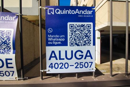 Apartamento para alugar com 31m², 1 quarto e 1 vaga Apartamento para alugar com 31m², 1 quarto e 1 vagaPlaca