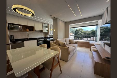 Sala de apartamento à venda com 2 quartos, 60m² em Votopoca, Barueri