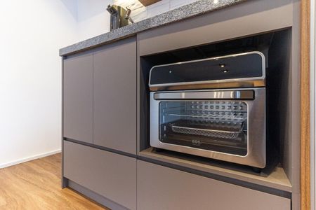 Cozinha de kitnet/studio para alugar com 1 quarto, 24m² em Campos Elíseos, São Paulo