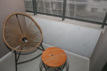 Apartamento para alugar com 25m², 1 quarto e sem vagaSacada
