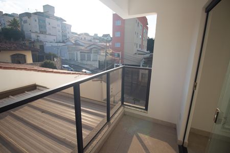 Varanda da Sala de apartamento à venda com 3 quartos, 76m² em Serrano, Belo Horizonte
