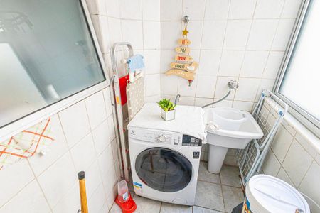 Area de serviço de apartamento à venda com 3 quartos, 83m² em Palmares, Belo Horizonte