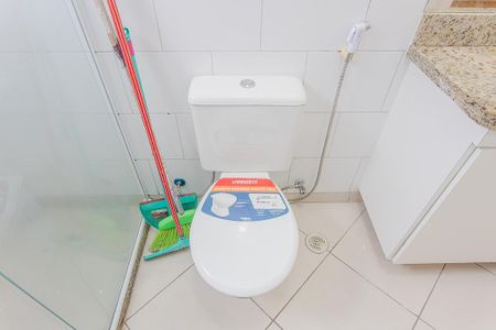 Apartamento para alugar com 36m², 1 quarto e sem vaga Apartamento para alugar com 36m², 1 quarto e sem vagaBanheiro da Suíte