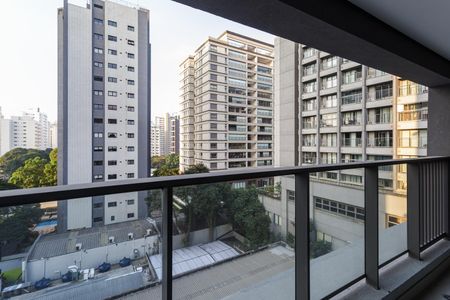 Varanda de apartamento para alugar com 1 quarto, 32m² em Indianópolis, São Paulo