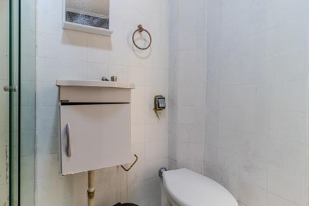 Banheiro de kitnet/studio à venda com 1 quarto, 28m² em Vila Buarque, São Paulo
