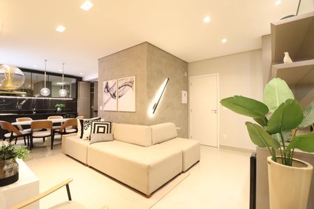 Sala de apartamento para alugar com 2 quartos, 72m² em Cazeca, Uberlândia