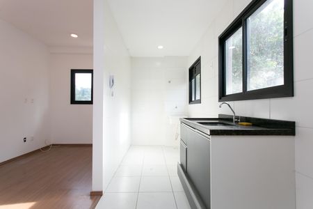 Cozinha de apartamento para alugar com 2 quartos, 43m² em Vila Jacuí, São Paulo