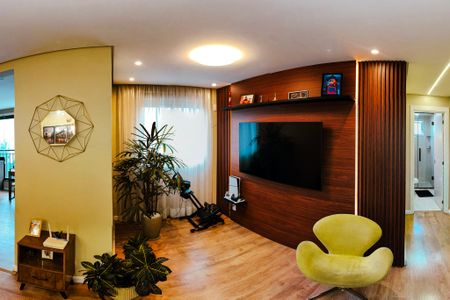 sala  de apartamento à venda com 2 quartos, 76m² em Vila Andrade, São Paulo