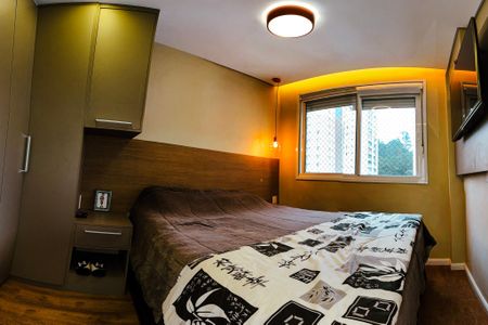 suite 1 de apartamento à venda com 2 quartos, 76m² em Vila Andrade, São Paulo