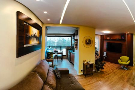 sala  de apartamento à venda com 2 quartos, 76m² em Vila Andrade, São Paulo