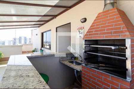 Área comum - Churrasqueira de apartamento para alugar com 1 quarto, 32m² em Mirandópolis, São Paulo