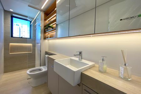 Apartamento à venda com 91m², 3 quartos e 2 vagas Apartamento à venda com 91m², 3 quartos e 2 vagasBanheiro da Suíte 1