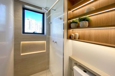 Apartamento à venda com 91m², 3 quartos e 2 vagas Apartamento à venda com 91m², 3 quartos e 2 vagasBanheiro da Suíte 1