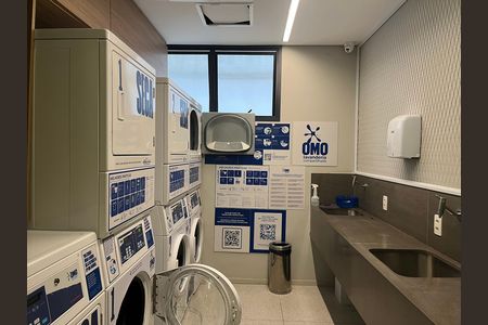 Studio para alugar com 25m², 1 quarto e sem vaga Studio para alugar com 25m², 1 quarto e sem vagaLavanderia