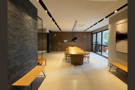 Studio para alugar com 25m², 1 quarto e sem vaga Studio para alugar com 25m², 1 quarto e sem vagaÁrea comum - Salão de festas