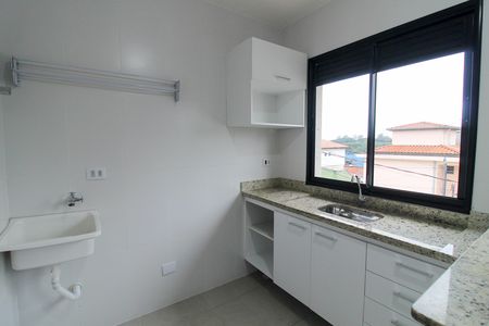 Cozinha e Área de Serviço de kitnet/studio para alugar com 1 quarto, 28m² em Vila Sao Luis(zona Oeste), São Paulo