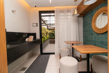 Studio para alugar com 34m², 1 quarto e 1 vagaLavanderia