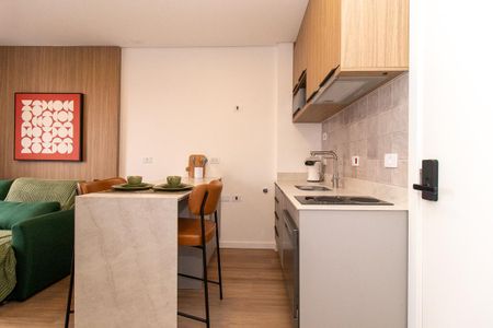 Studio para alugar com 34m², 1 quarto e 1 vagaCozinha - Armários