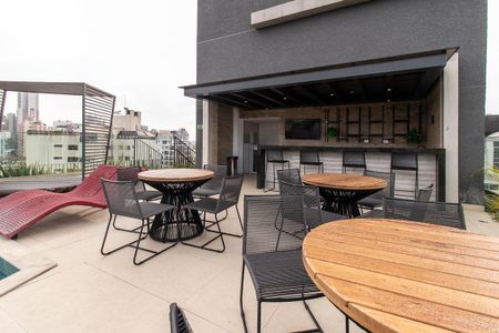 Studio para alugar com 34m², 1 quarto e 1 vagaÁrea comum - Churrasqueira