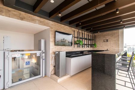 Studio para alugar com 34m², 1 quarto e 1 vagaÁrea comum - Churrasqueira