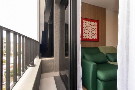 Studio para alugar com 34m², 1 quarto e 1 vagaSacada
