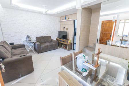 sala de casa de condomínio à venda com 3 quartos, 80m² em Vila Cloris, Belo Horizonte