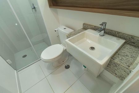 Studio para alugar com 23m², 0 quarto e sem vaga Studio para alugar com 23m², 0 quarto e sem vagaBanheiro