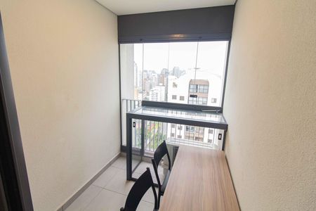 Varanda de kitnet/studio para alugar com 0 quarto, 23m² em Vila Mariana, São Paulo
