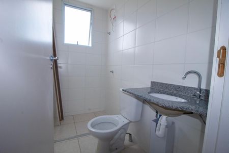 Banheiro da Suite  de apartamento à venda com 2 quartos, 50m² em Salgado Filho, Belo Horizonte