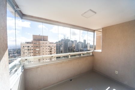 Varanda da Sala de apartamento para alugar com 3 quartos, 82m² em Vila da Serra, Nova Lima