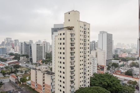 Vista da Varanda de kitnet/studio à venda com 1 quarto, 24m² em Pinheiros, São Paulo