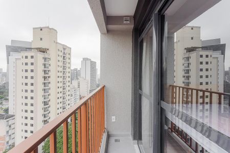 Varanda de kitnet/studio à venda com 1 quarto, 24m² em Pinheiros, São Paulo